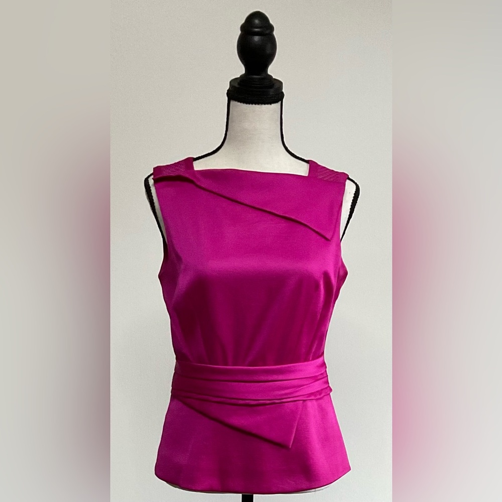 Karen Millen - Elegant Pink Sleeveless Blouse
